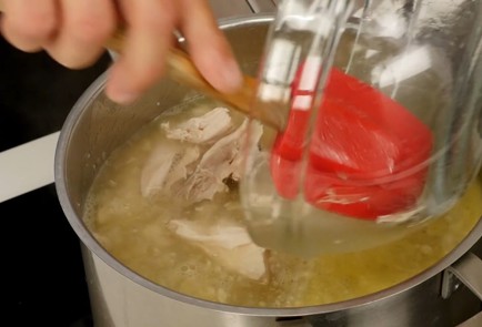 Фото шага рецепта Куриный суп чихиртма 125601 шаг 7