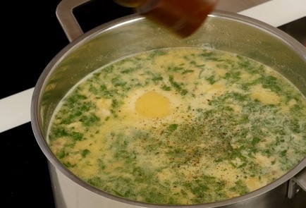 Фото шага рецепта Куриный суп чихиртма 125601 шаг 9