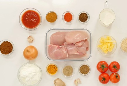 Фото шага рецепта Жаркое из курицы чикен тиккамасала 124980 шаг 1  