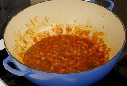 Фото шага рецепта Жаркое из курицы чикен тиккамасала 124980 шаг 8  