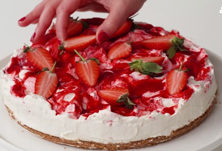 Фото шага рецепта Чизкейк без выпечки 152620 шаг 10  