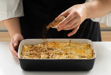 Фото шага рецепта Чизкейк из лаваша с грушей 151695 шаг 10  