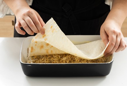 Фото шага рецепта Чизкейк из лаваша с грушей 151695 шаг 7  