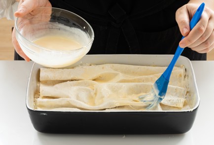 Фото шага рецепта Чизкейк из лаваша с грушей 151695 шаг 9  