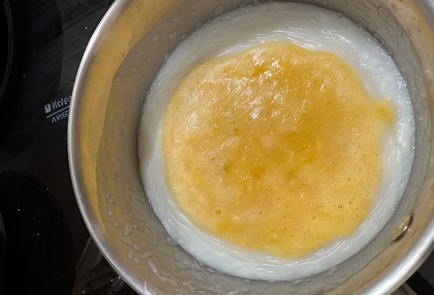 Фото шага рецепта Цитрусовый пудинг из рисовой манки 174858 шаг 5  