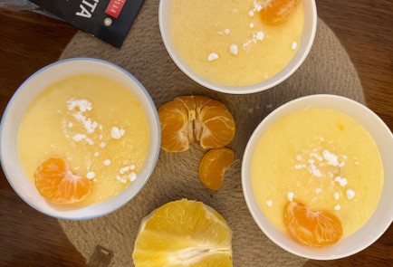 Фото шага рецепта Цитрусовый пудинг из рисовой манки 174858 шаг 7  