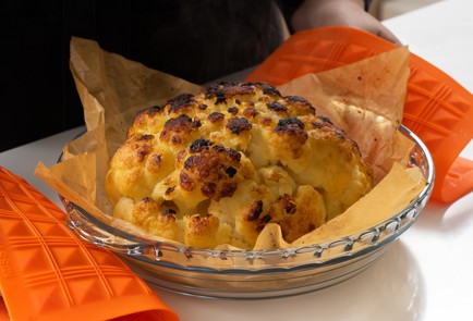 Фото шага рецепта Цветная капуста c соусом тхина 140218 шаг 7  