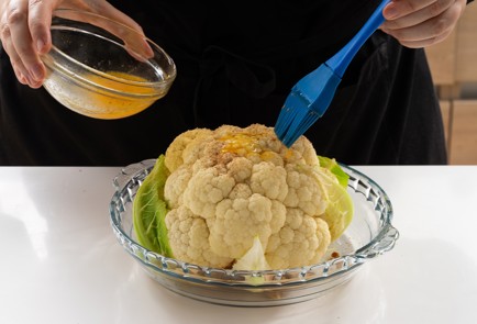 Фото шага рецепта Цветная капуста под шубой из рикотты 140220 шаг 7  