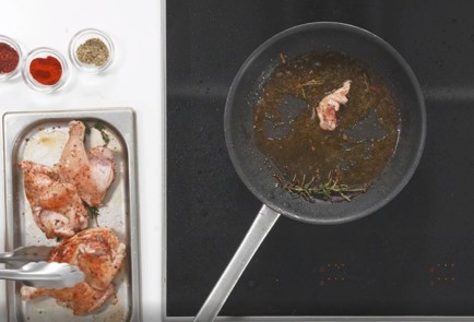 Фото шага рецепта Цыпленок с соусом пармантье 176333 шаг 18