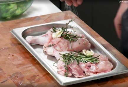 Фото шага рецепта Цыпленок с соусом пармантье 176333 шаг 7