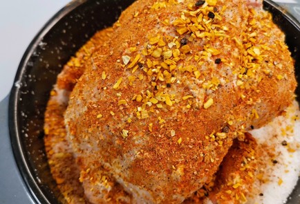 Фото шага рецепта Цыпленок запеченный в маринаде из хрена 173328 шаг 7  