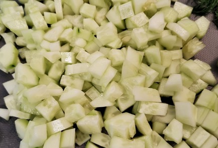 Фото шага рецепта Деревенский салат из огурцов 151284 шаг 3  