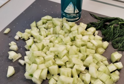 Фото шага рецепта Деревенский салат из огурцов 151284 шаг 4  