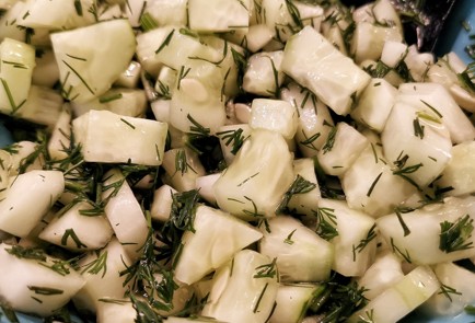 Фото шага рецепта Деревенский салат из огурцов 151284 шаг 7  