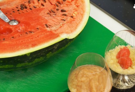 Фото шага рецепта Десерт с фруктами и козьим сыром 81090 шаг 3  