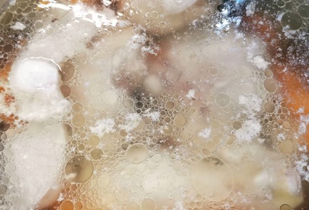 Фото шага рецепта Детский куриный суп со звездочками 151357 шаг 8  