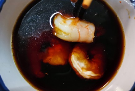 Фото шага рецепта Димсам с креветками 188429 шаг 3