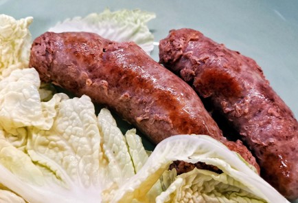 Фото шага рецепта Домашние колбаски с салом 152865 шаг 12  