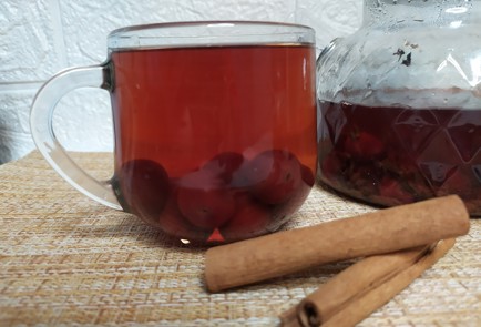 Фото шага рецепта Домашний чай с вишней и пряностями 190516 шаг 10