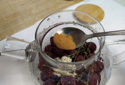 Фото шага рецепта Домашний чай с вишней и пряностями 190516 шаг 5