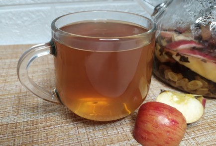 Фото шага рецепта Домашний чай с яблоком и корицей 190518 шаг 10  