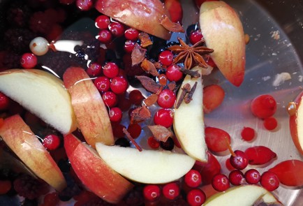 Фото шага рецепта Домашний глинтвейн 190712 шаг 6  