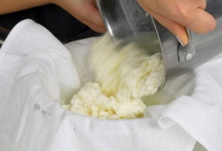 Фото шага рецепта Домашний сыр 151262 шаг 4  