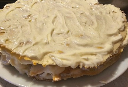 Фото шага рецепта Домашний торт Наполеон на заварном креме 175461 шаг 12  