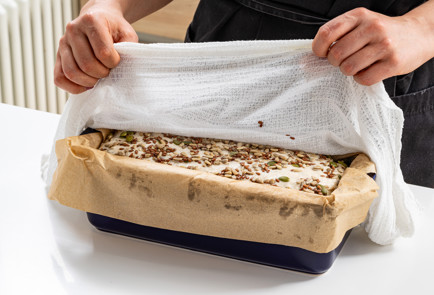 Фото шага рецепта Домашний зерновой хлеб 189088 шаг 8  