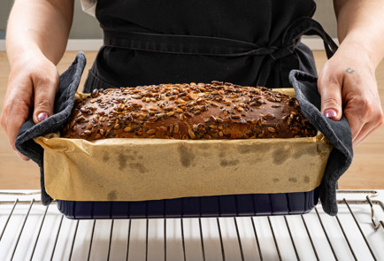 Фото шага рецепта Домашний зерновой хлеб 189088 шаг 9  