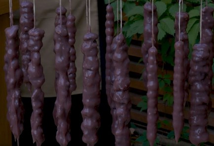 Фото шага рецепта Домашняя чурчхела 151223 шаг 7  