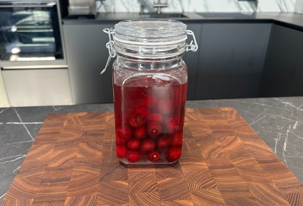Фото шага рецепта Домашняя настойка на черешне 189392 шаг 4  