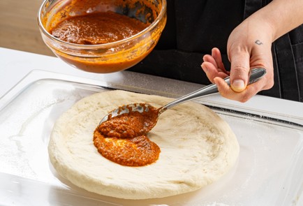 Фото шага рецепта Домашняя пицца Маринара 175637 шаг 15