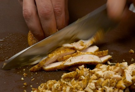 Фото шага рецепта Домашняя шаурма с курицей 41324 шаг 8  