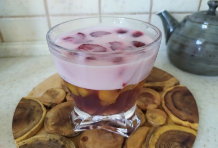 Фото шага рецепта Двухслойное желе с фруктами 189395 шаг 11  