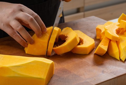 Фото шага рецепта Джем из тыквы с имбирем 174972 шаг 2  