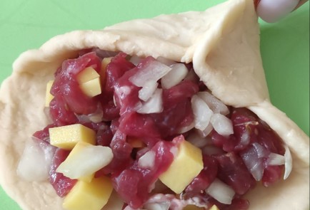 Фото шага рецепта Эчпочмаки с говядиной и картофелем 173308 шаг 13  