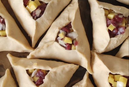 Фото шага рецепта Эчпочмаки с говядиной и картофелем 173308 шаг 14  