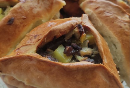 Фото шага рецепта Эчпочмаки с говядиной и картофелем 173308 шаг 18  