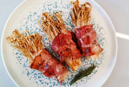 Фото шага рецепта Эноки на сковороде 190139 шаг 10  