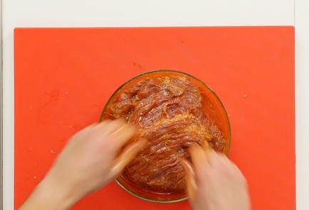 Фото шага рецепта Мексиканская закуска фахита 104263 шаг 3  