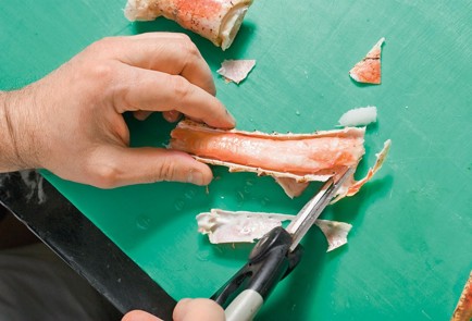 Фото шага рецепта Фаланги краба с устричным соусом в воке 21507 шаг 1  