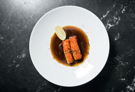 Фото шага рецепта Фаланги краба с устричным соусом в воке 21507 шаг 8  