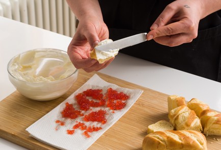 Фото шага рецепта Фальшивый бутерброд с икрой 152105 шаг 7  