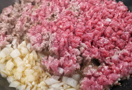 Фото шага рецепта Фарш из свинины и говядины с маскарпоне 151763 шаг 3  