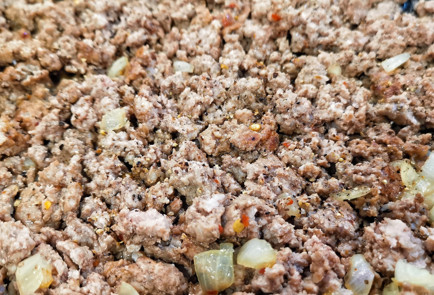 Фото шага рецепта Фарш из свинины и говядины с маскарпоне 151763 шаг 4  