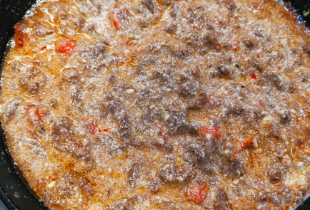 Фото шага рецепта Фарш с рикоттой и томатами 151782 шаг 7  