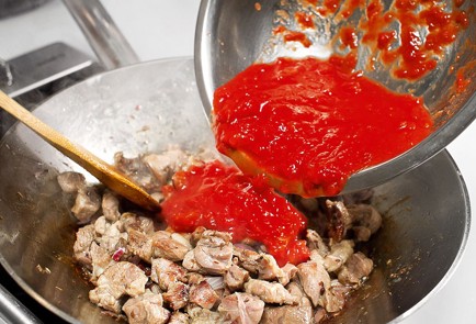 Фото шага рецепта Фаршированная бараниной тыква 30049 шаг 4  