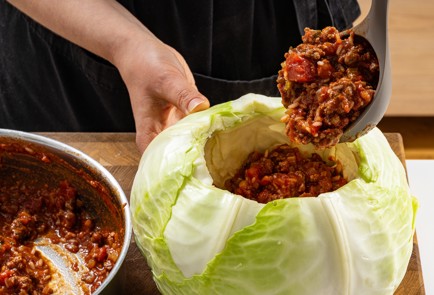 Фото шага рецепта Фаршированная капуста с соусом бешамель 188905 шаг 8  