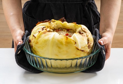 Фото шага рецепта Фаршированная капуста с соусом карри 188908 шаг 8  